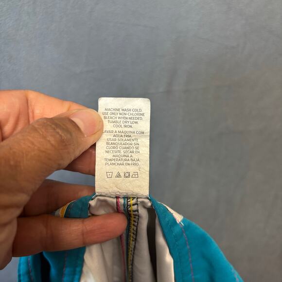 Vintage OP Ocean Pacific Board Shorts 34 Surf Swim Trunks Tropical Surfing Skate - Picture 4 of 16